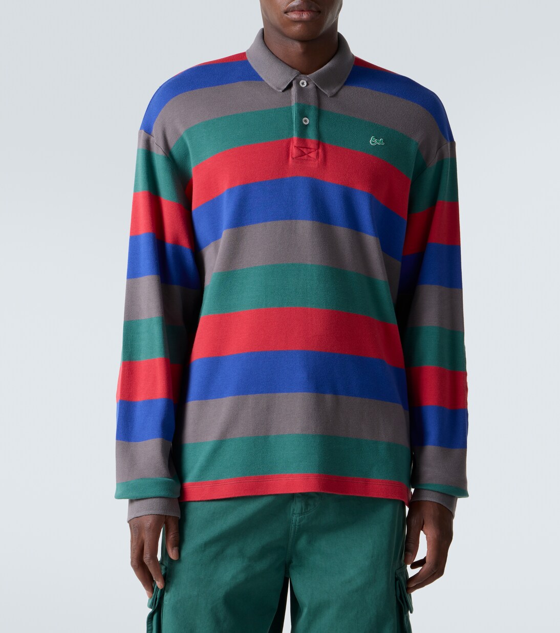 Striped cotton polo shirt | ERL