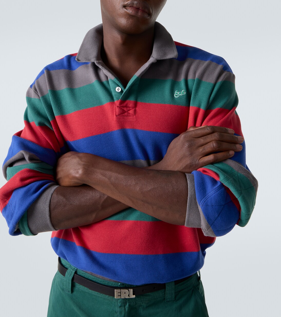Striped cotton polo shirt | ERL
