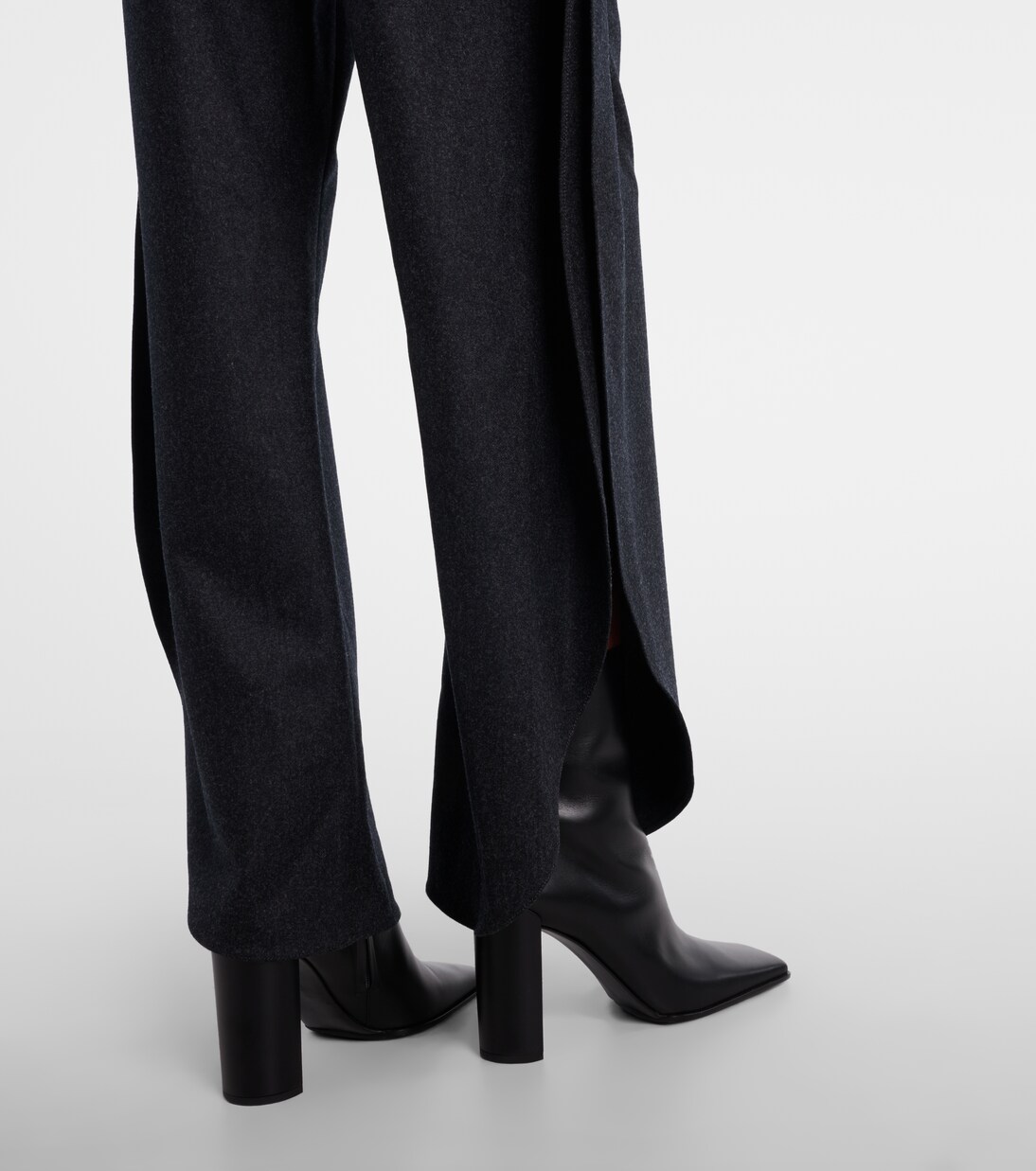 Pantalon barrel en laine | Alaïa