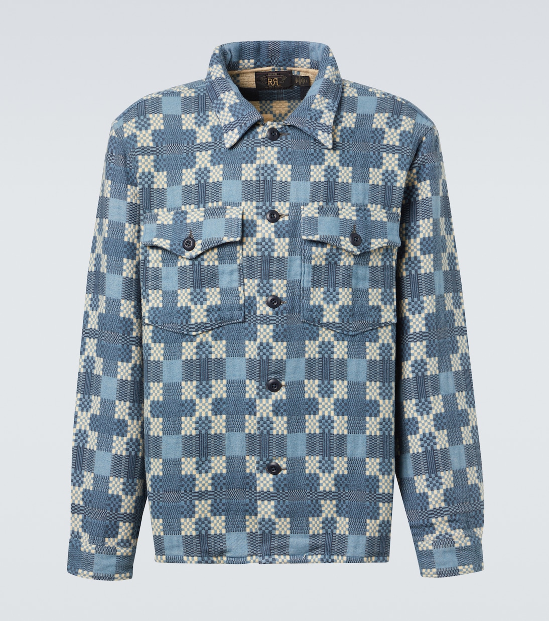 Checked cotton overshirt | RRL