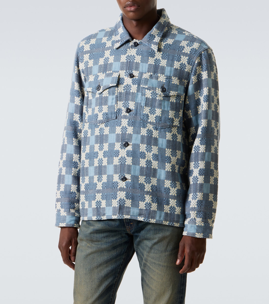 Checked cotton overshirt | RRL