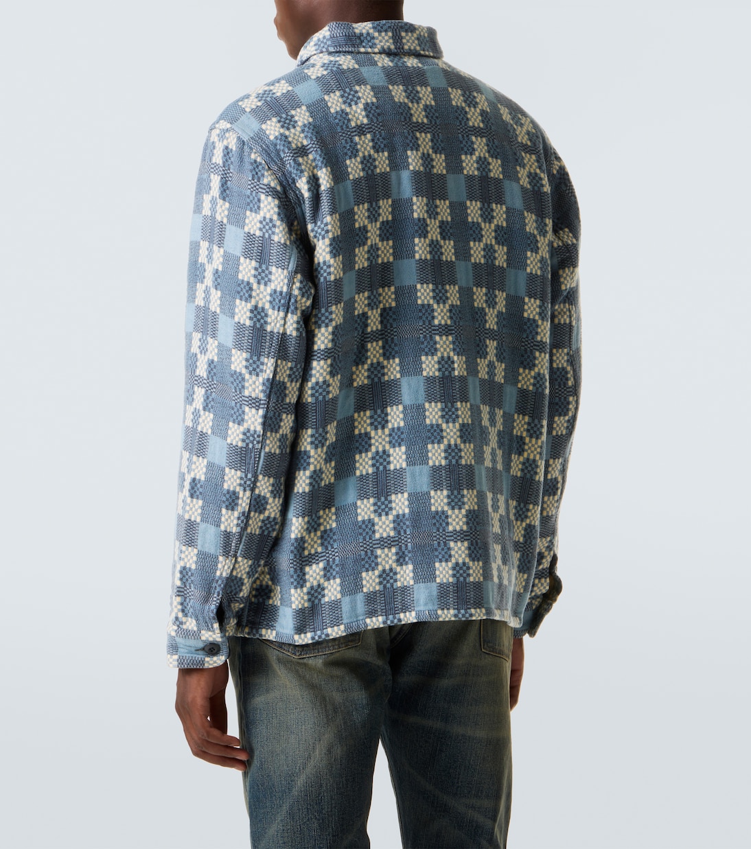 Checked cotton overshirt | RRL