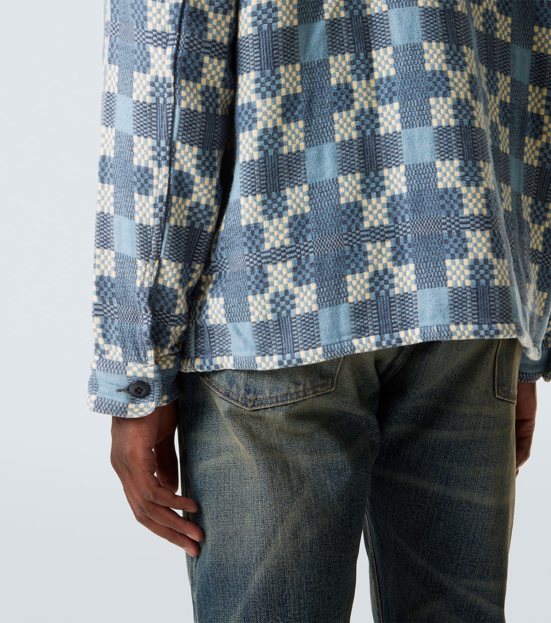Checked cotton overshirt | RRL