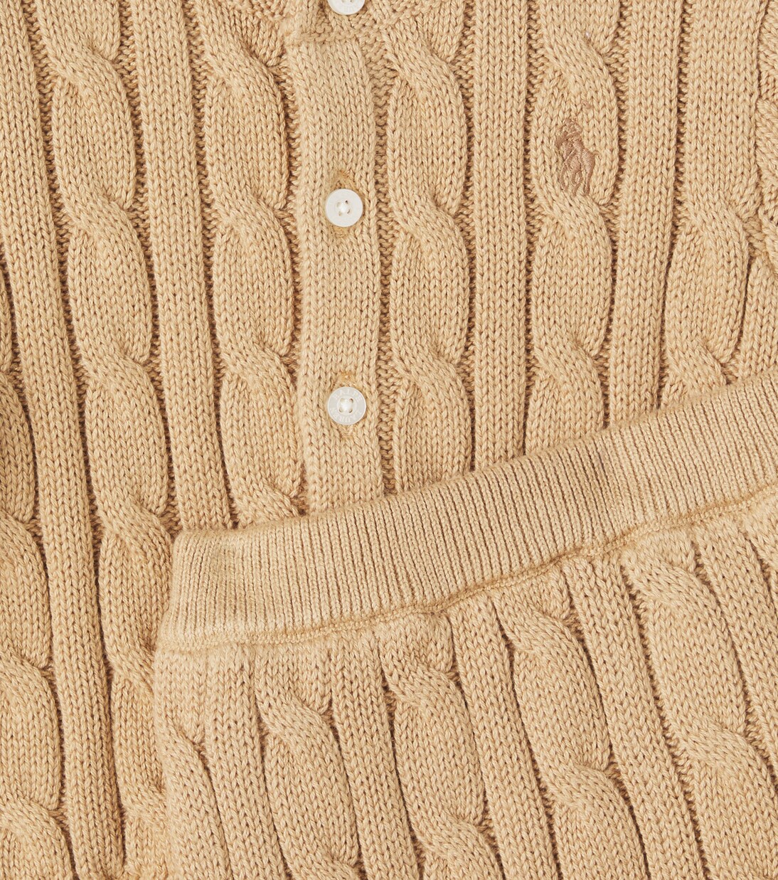 Baby cotton cardigan and pants set | Polo Ralph Lauren Kids