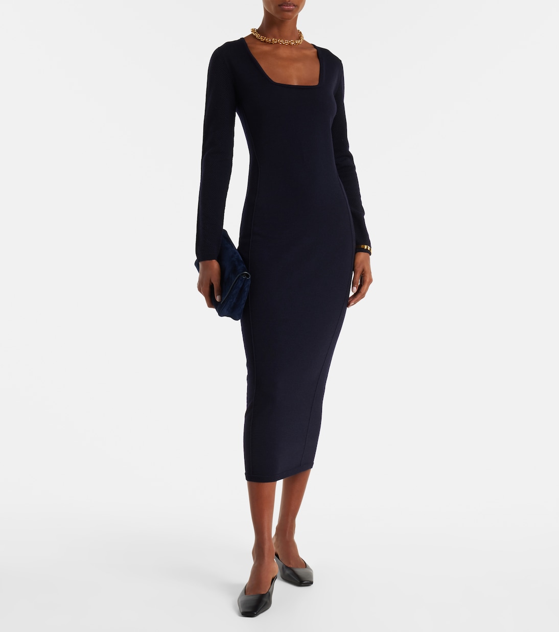 Midikleid Sophia aus einem Wollgemisch | Max Mara