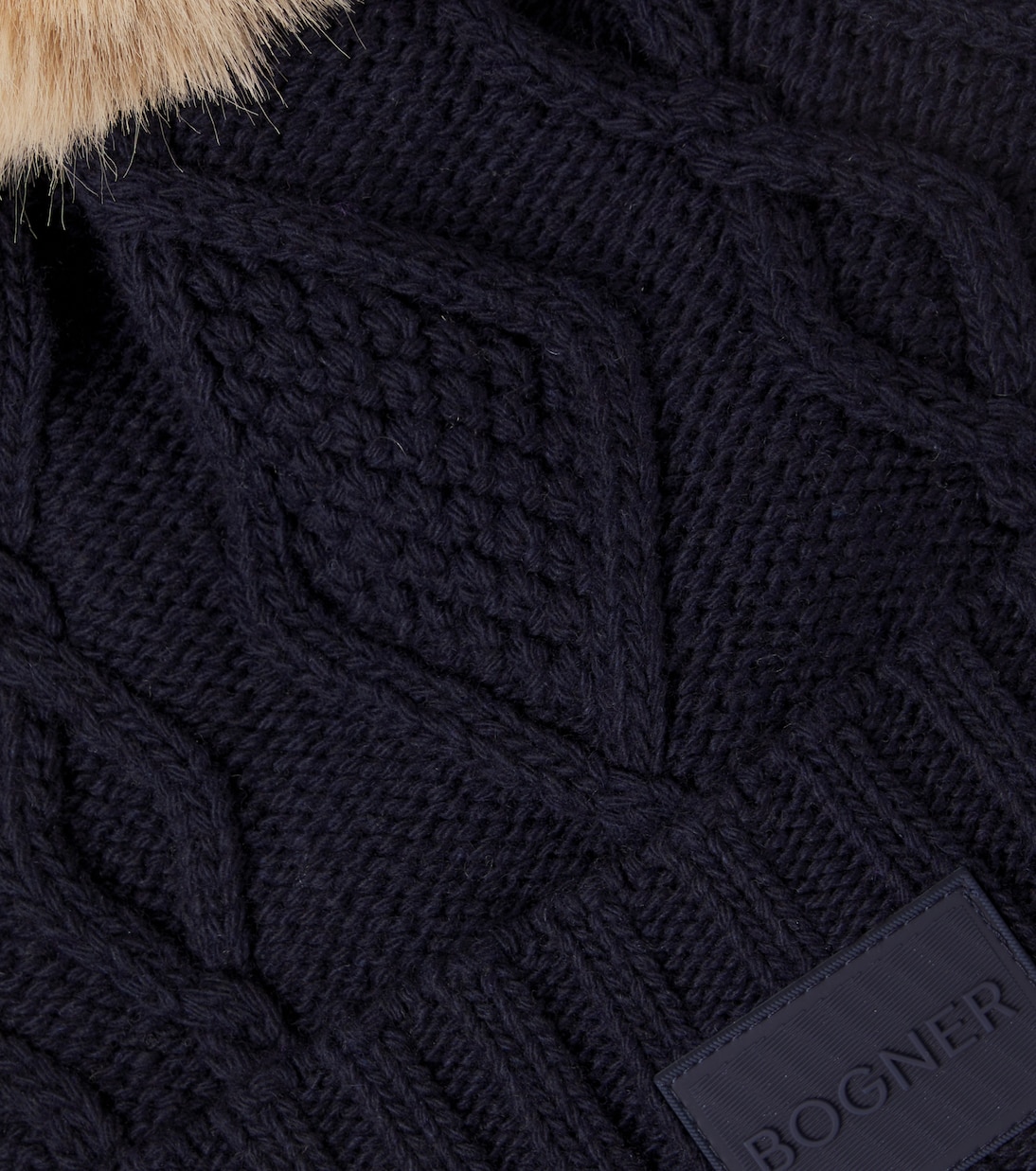 Finja cable-knit logo beanie | Bogner Kids