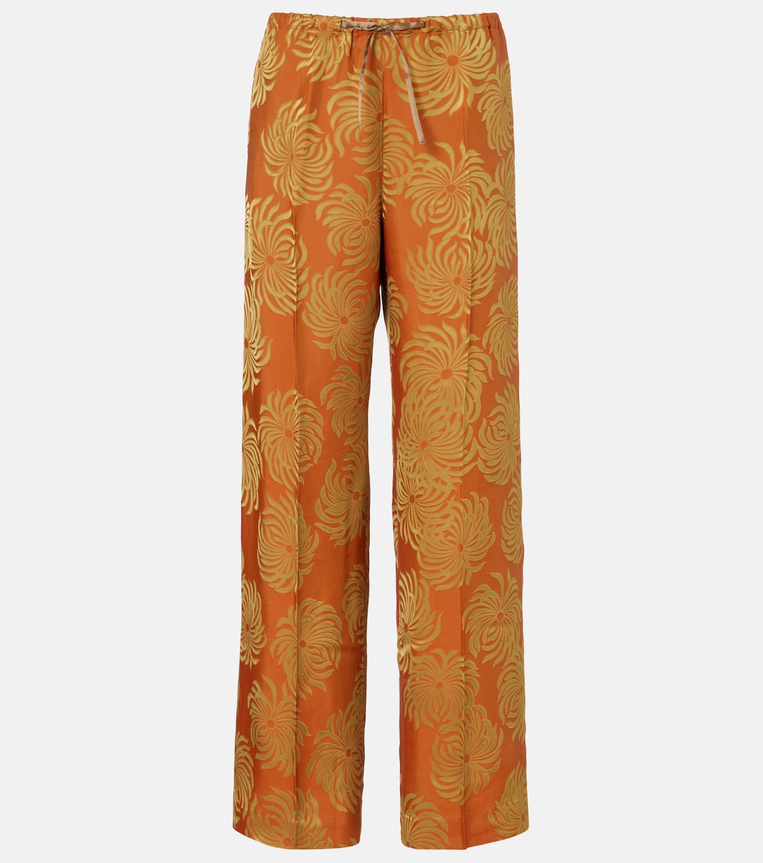 Printed wide-leg pants | Dries Van Noten