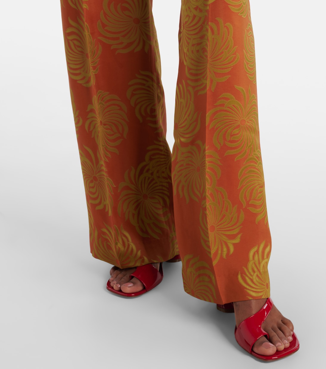 Printed wide-leg pants | Dries Van Noten