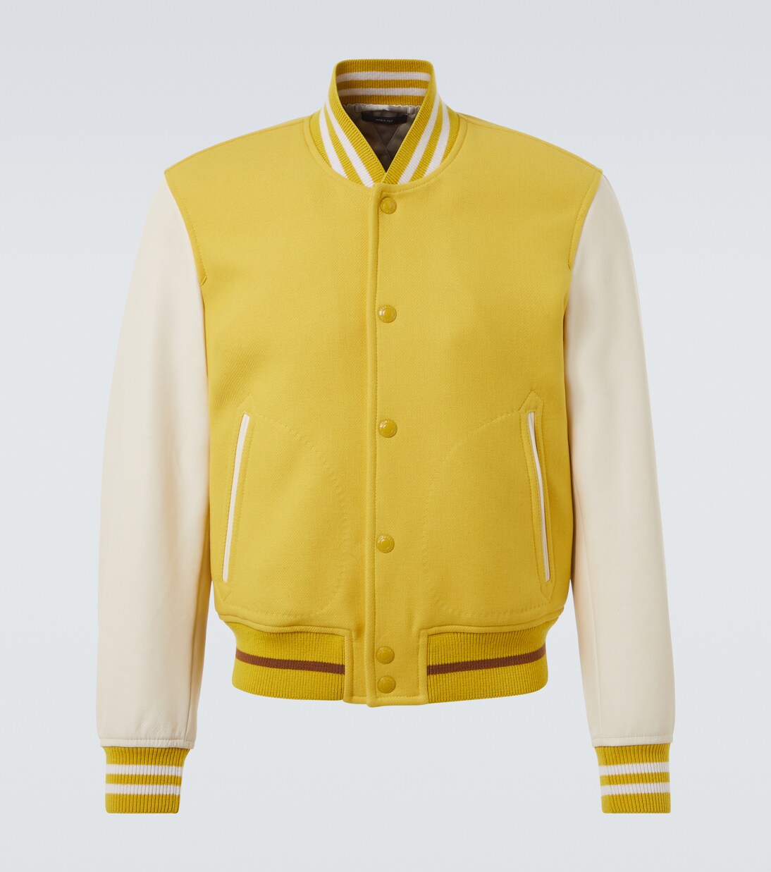 Collegejacke aus Wolle und Leder | Tom Ford