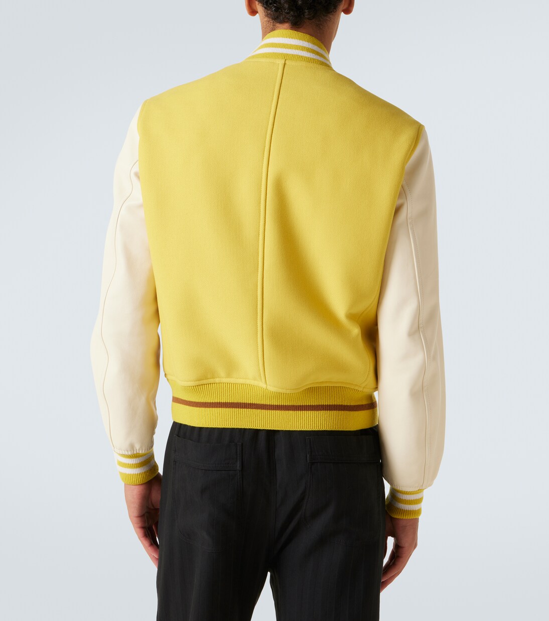 Collegejacke aus Wolle und Leder | Tom Ford