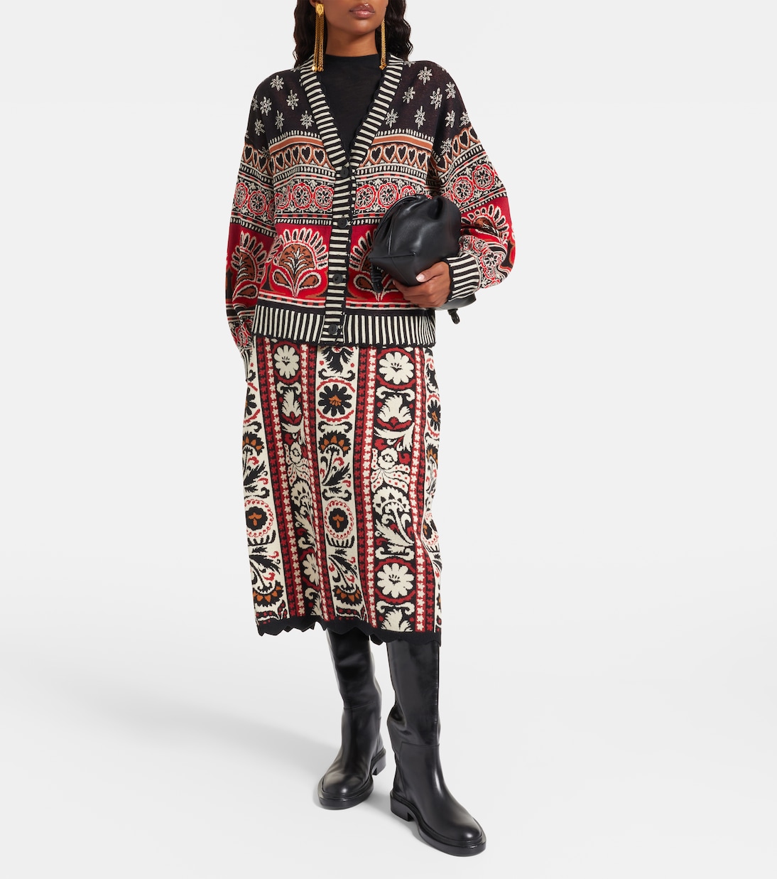 Cardigan Coconut Grove en jacquard de coton | Farm Rio