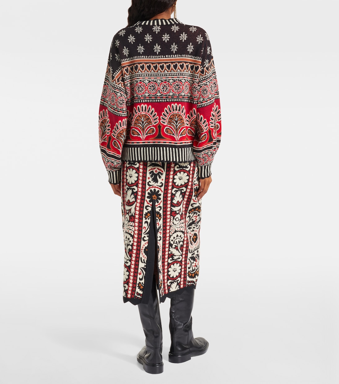 Cardigan Coconut Grove en jacquard de coton | Farm Rio