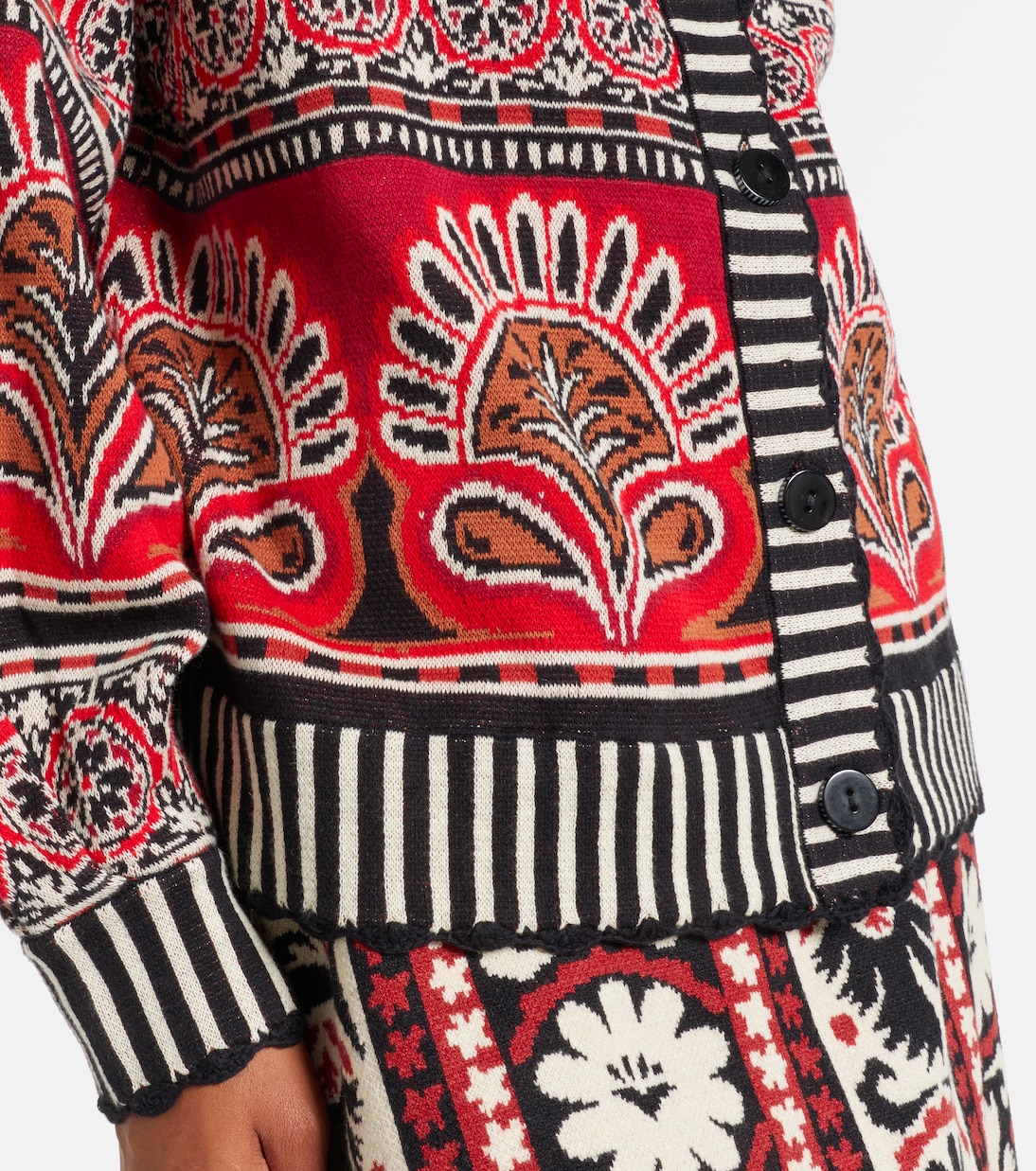 Cardigan Coconut Grove en jacquard de coton | Farm Rio