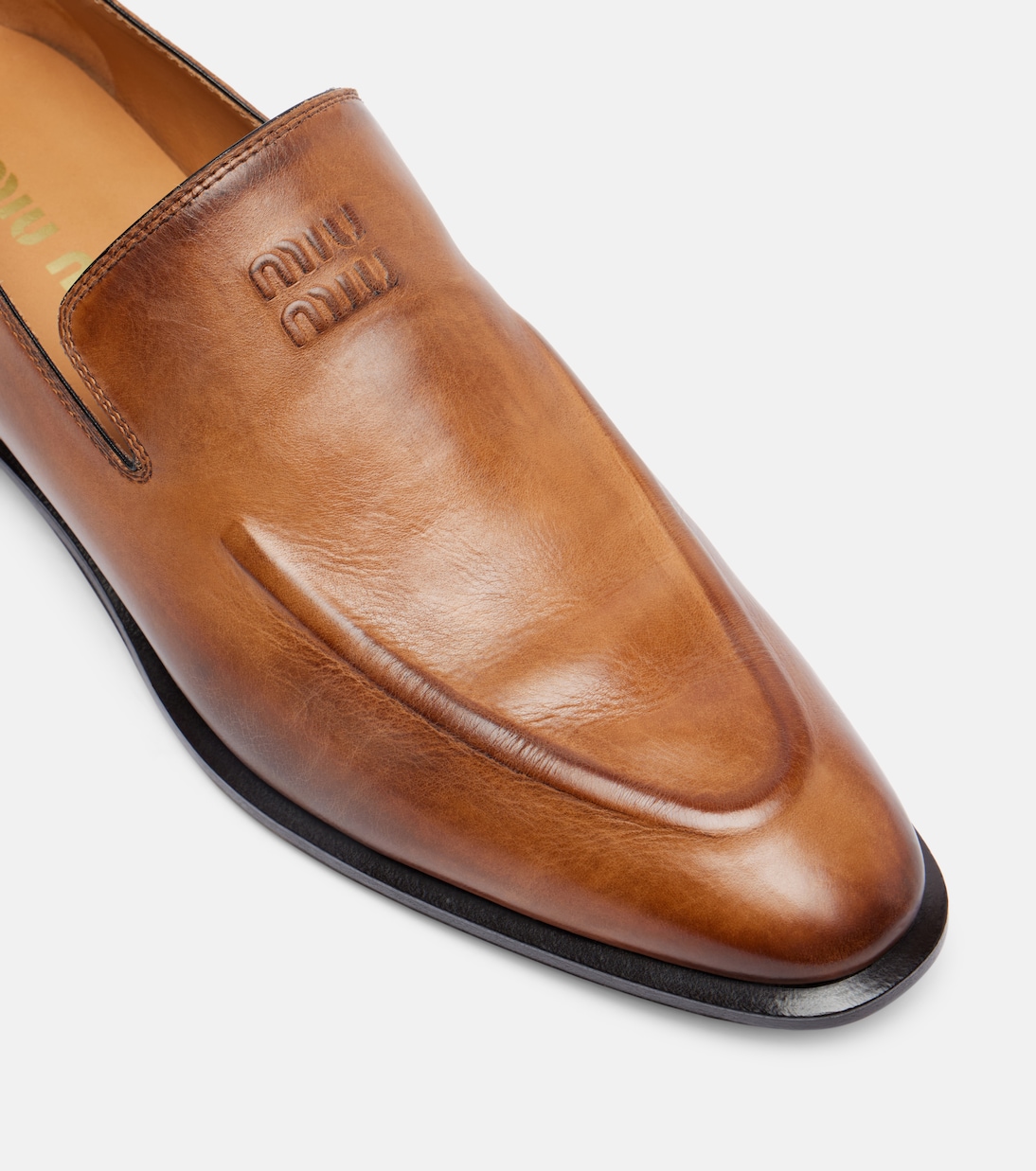 Leather loafers | Miu Miu