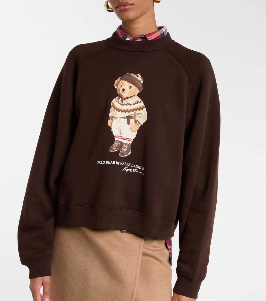 Polo Bear cotton-blend fleece sweatshirt | Polo Ralph Lauren