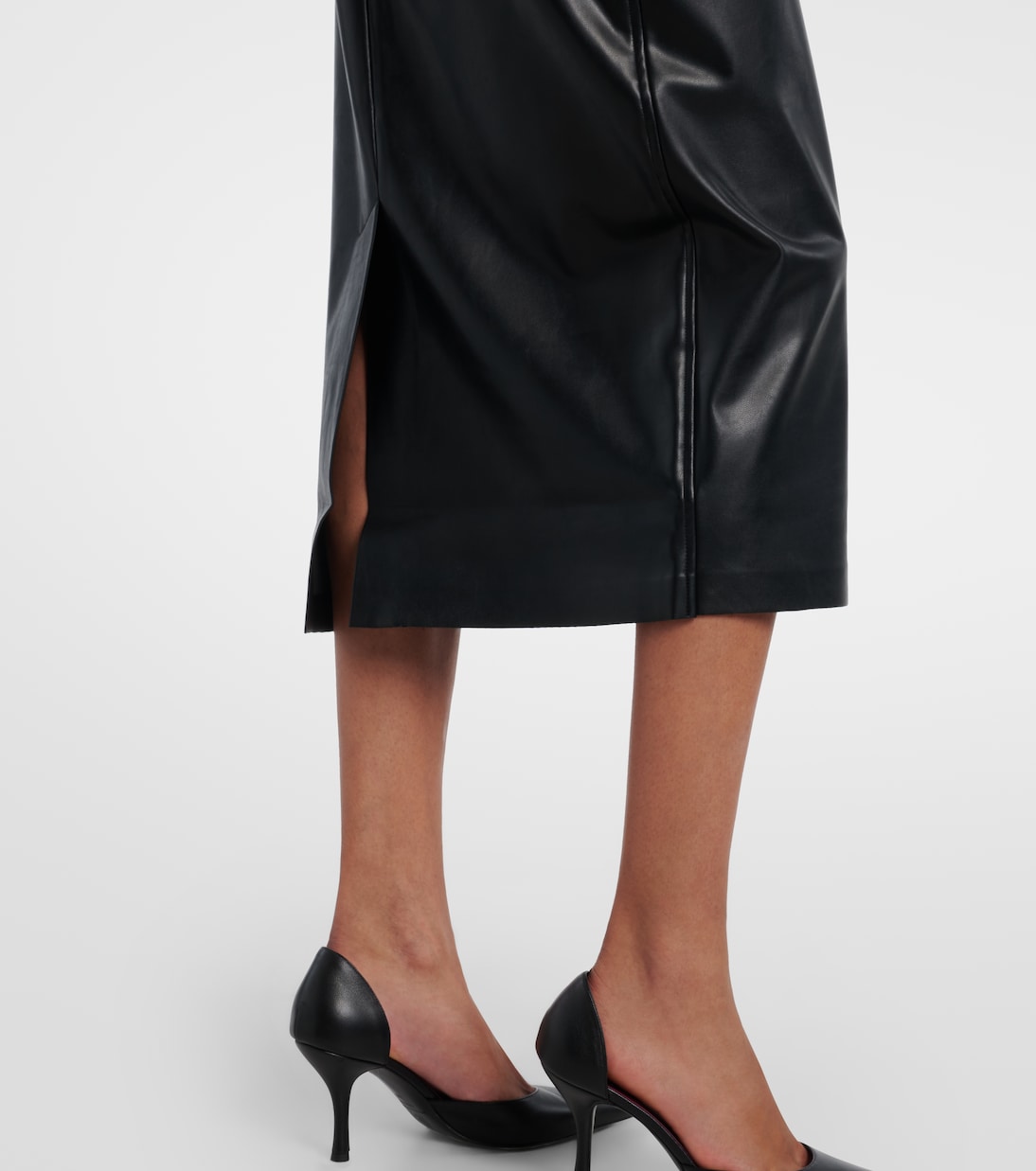 High-rise midi skirt | Norma Kamali