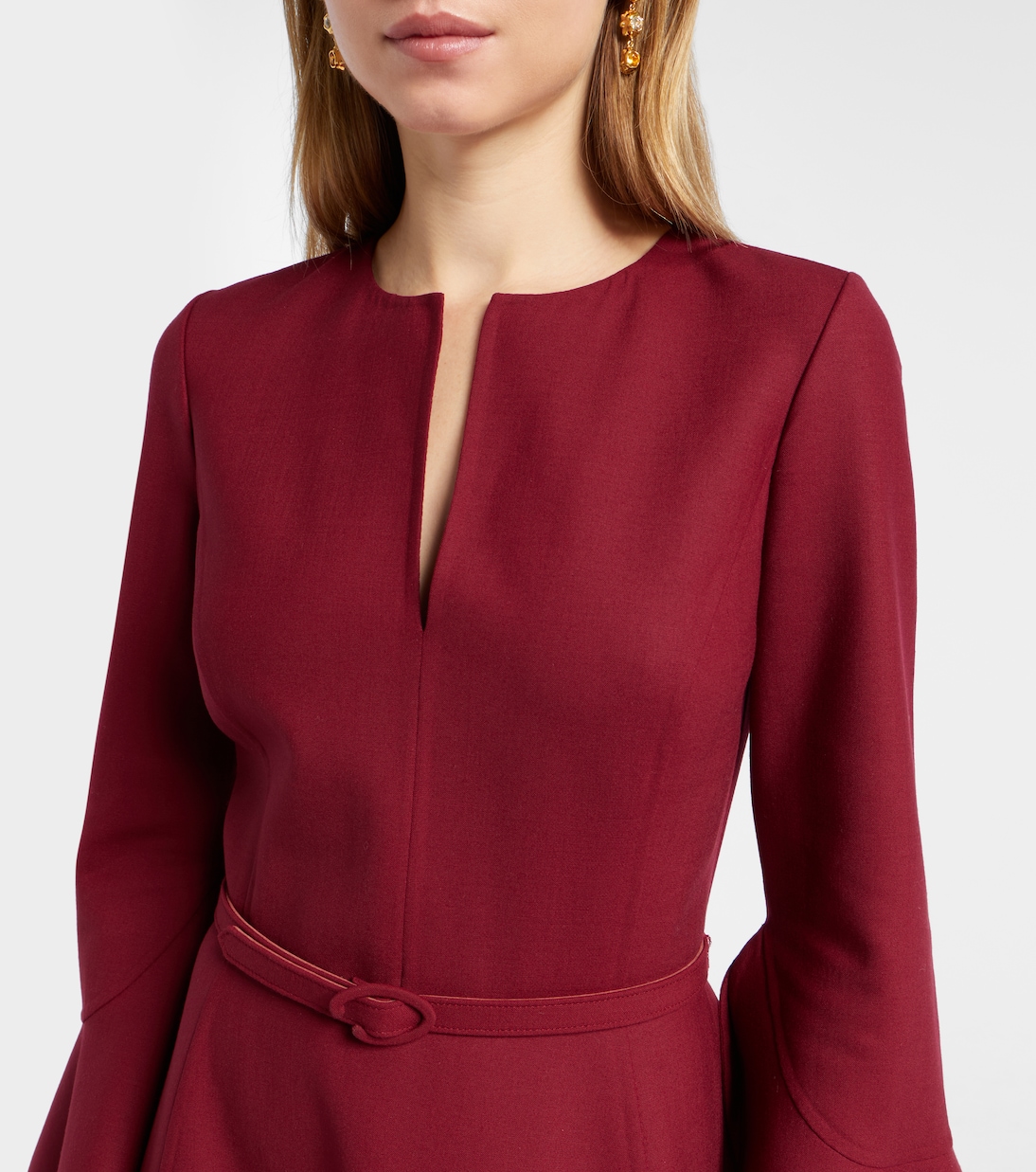 Wool midi dress | Oscar de la Renta