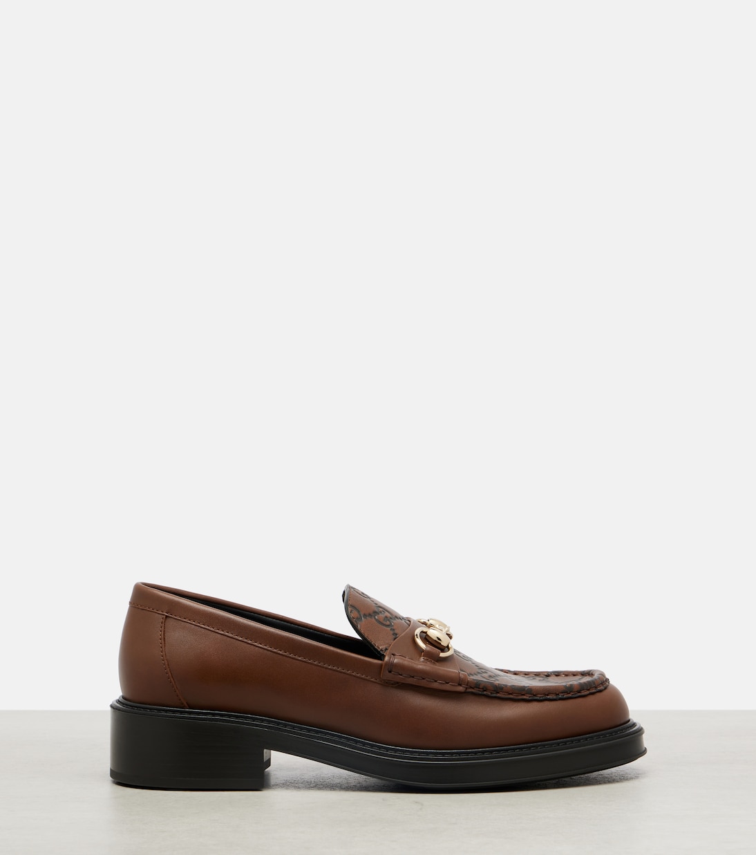 Horsebit leather loafers | Gucci