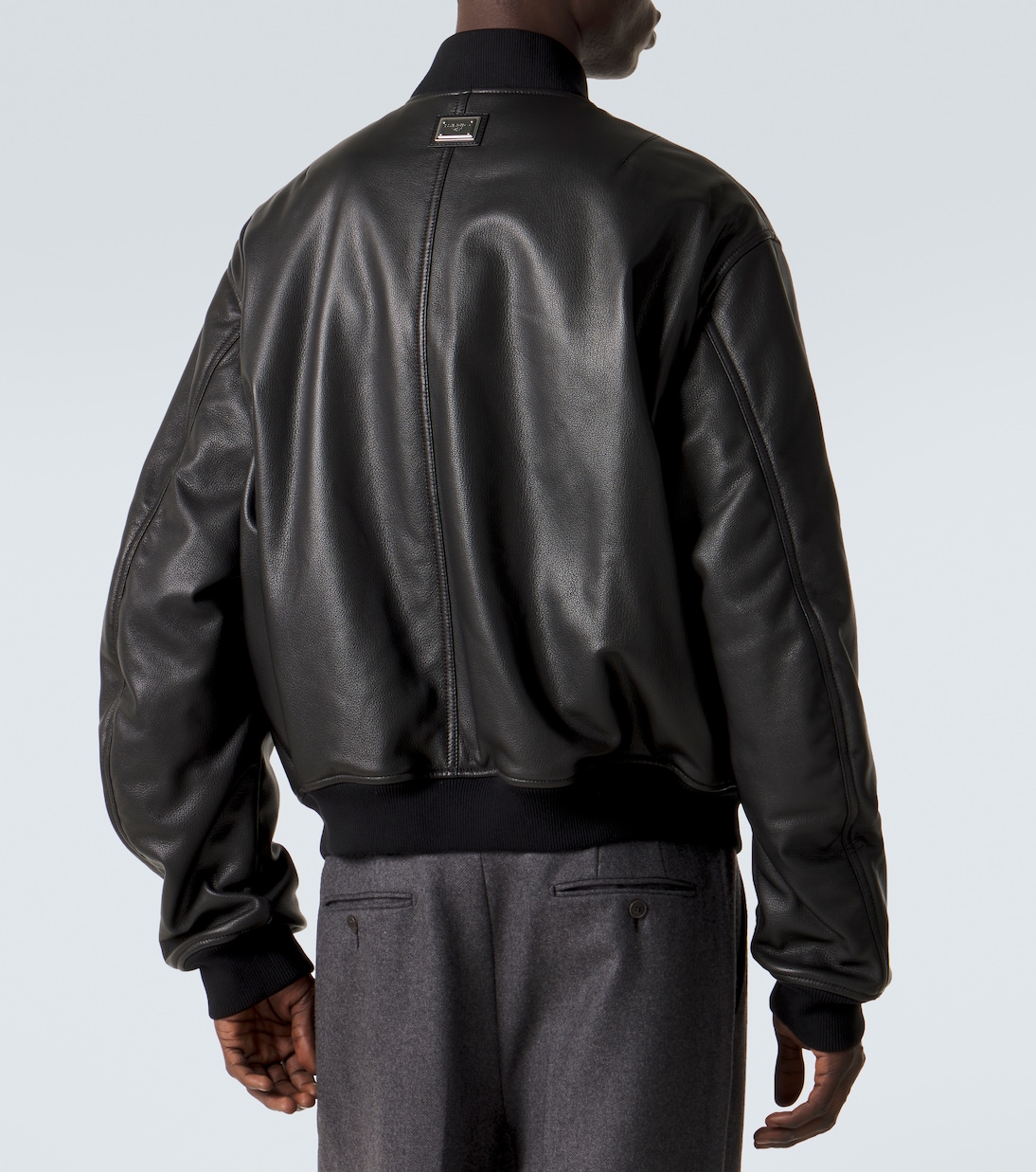 Chaqueta bomber de piel | Dolce&Gabbana