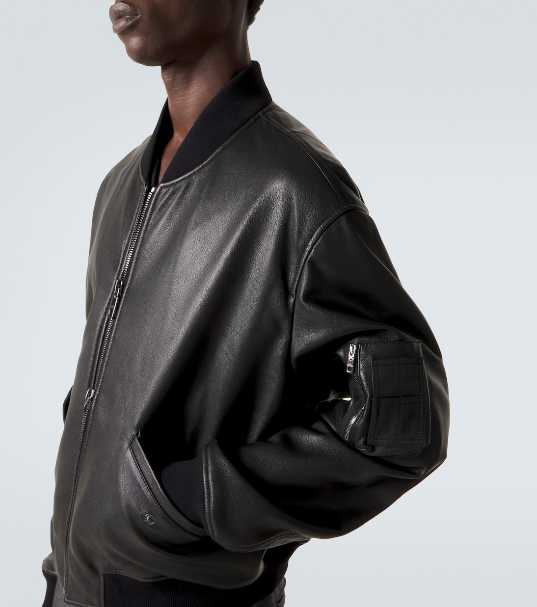 Chaqueta bomber de piel | Dolce&Gabbana