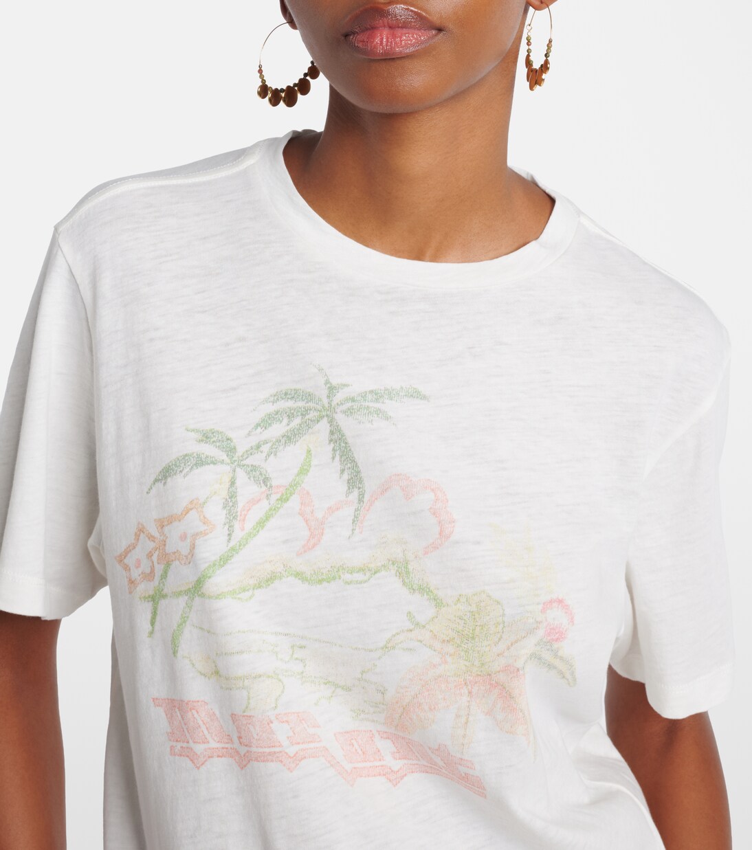Zewel printed cotton T-shirt | Marant Etoile