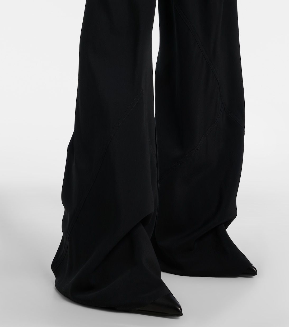 Pantalones anchos de satén | Rick Owens