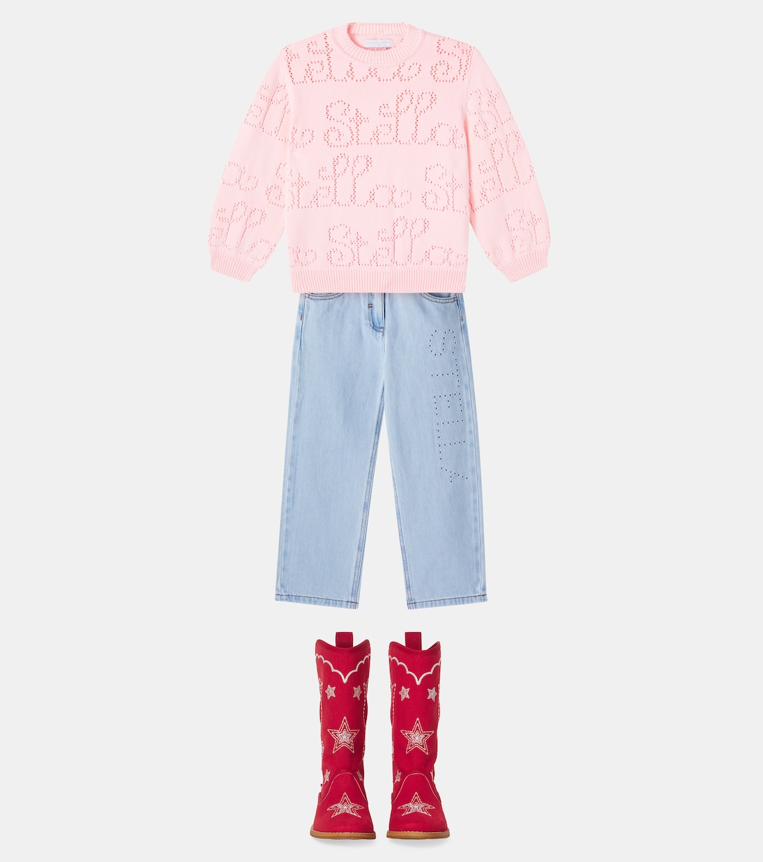 Jean à œillets | Stella McCartney Kids
