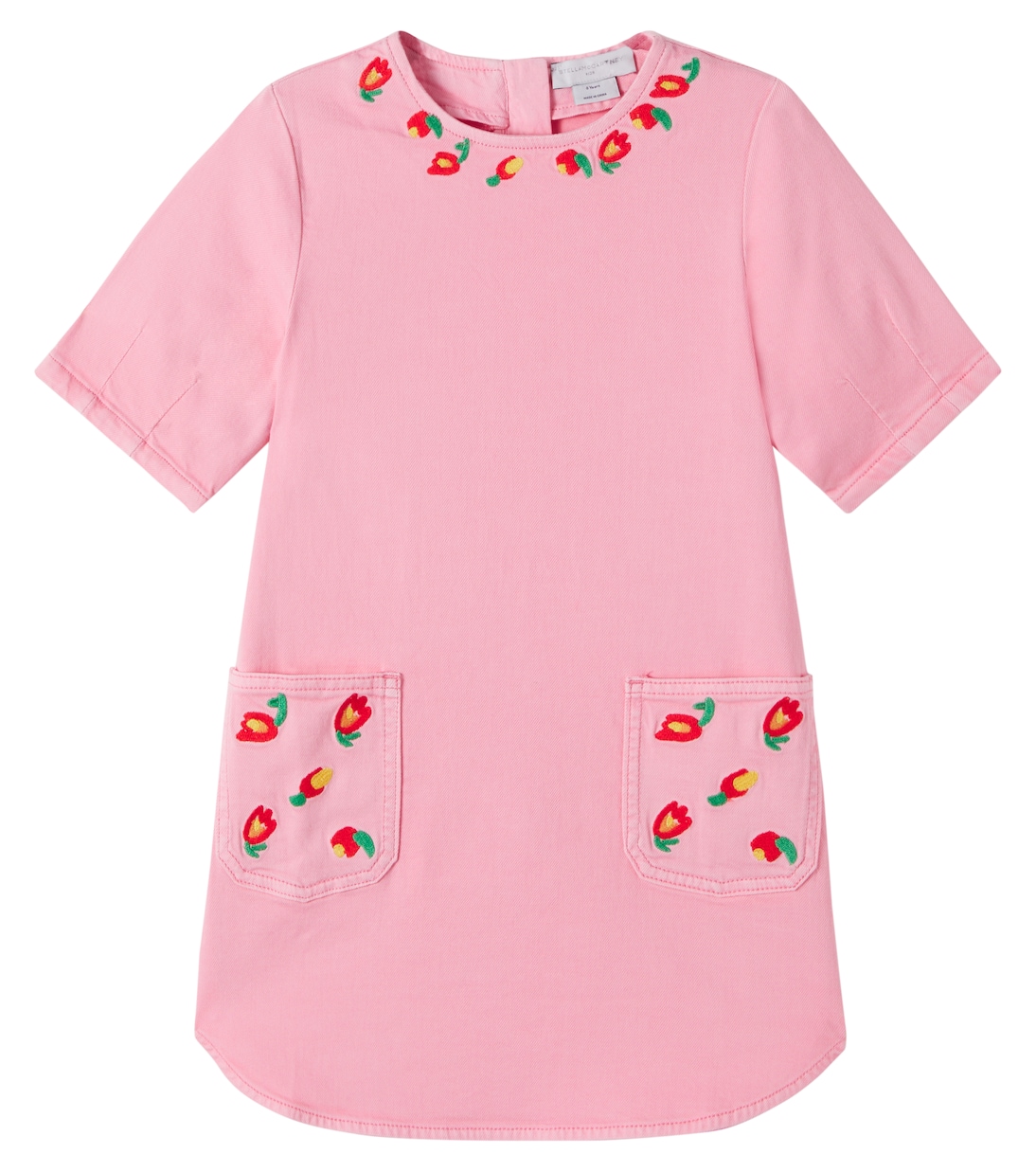Embroidered denim dress | Stella McCartney Kids
