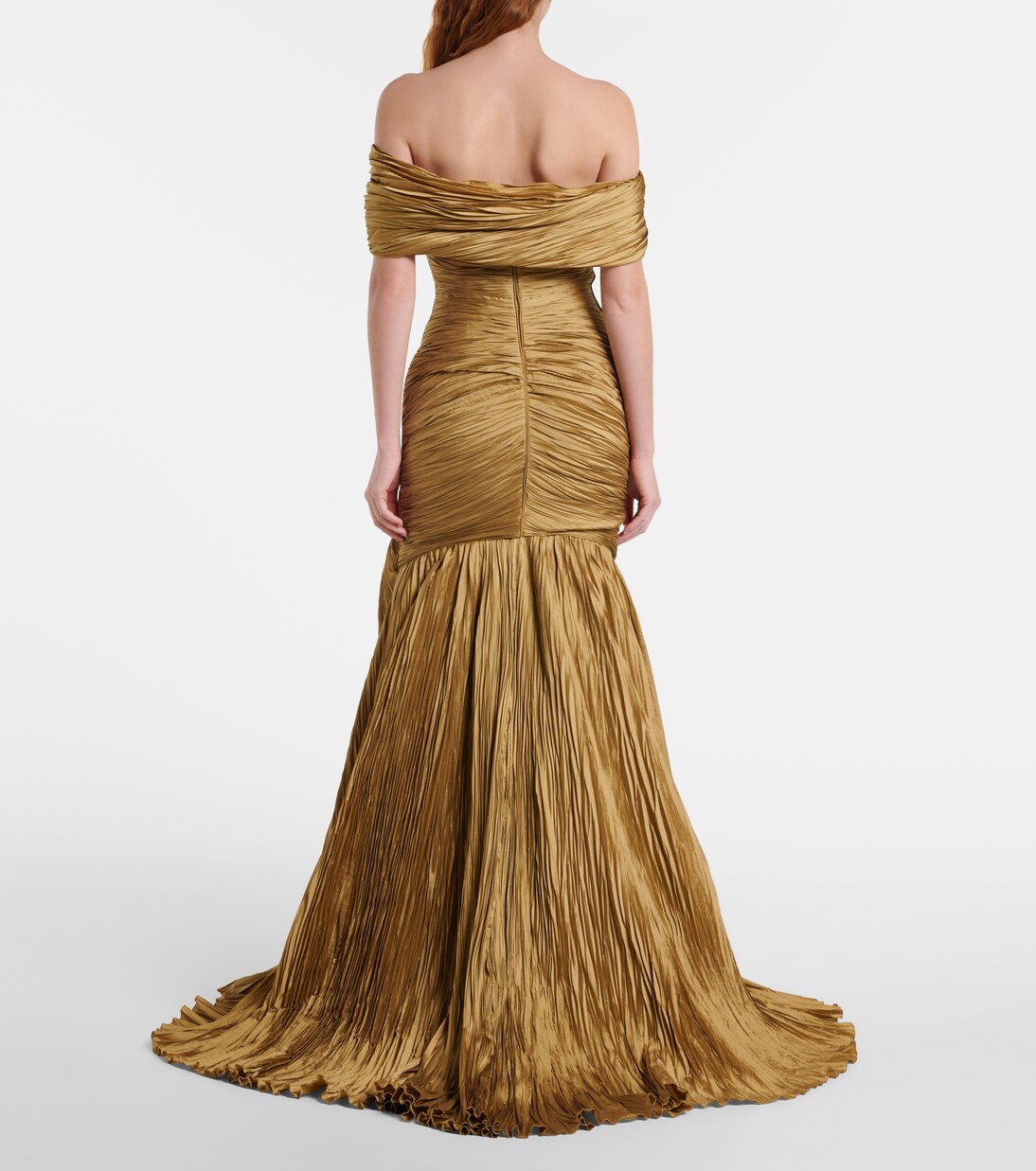 Off-shoulder bustier gown | Marmar Halim