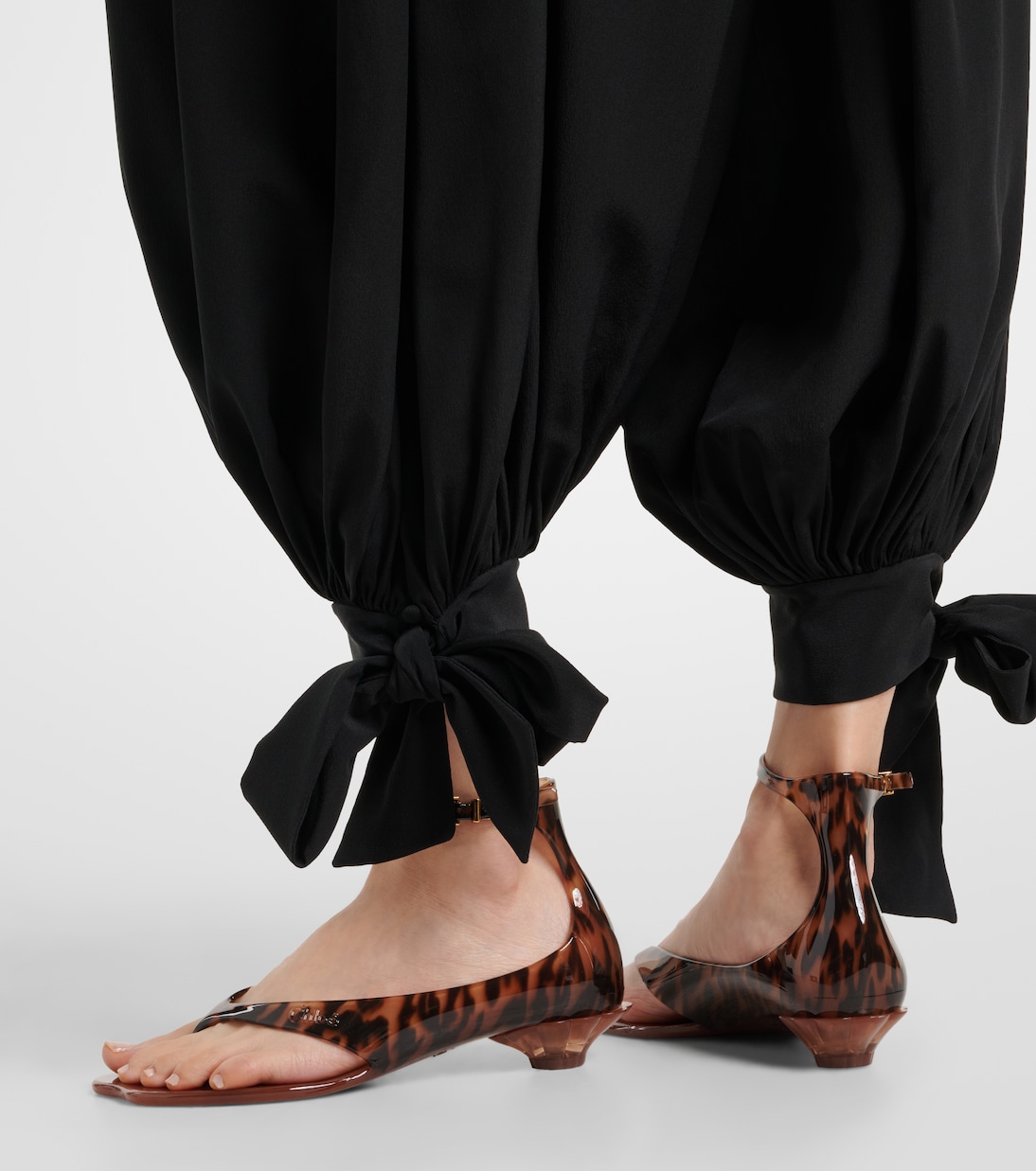 Chloé Jelly animal-print thong sandals | Chloé