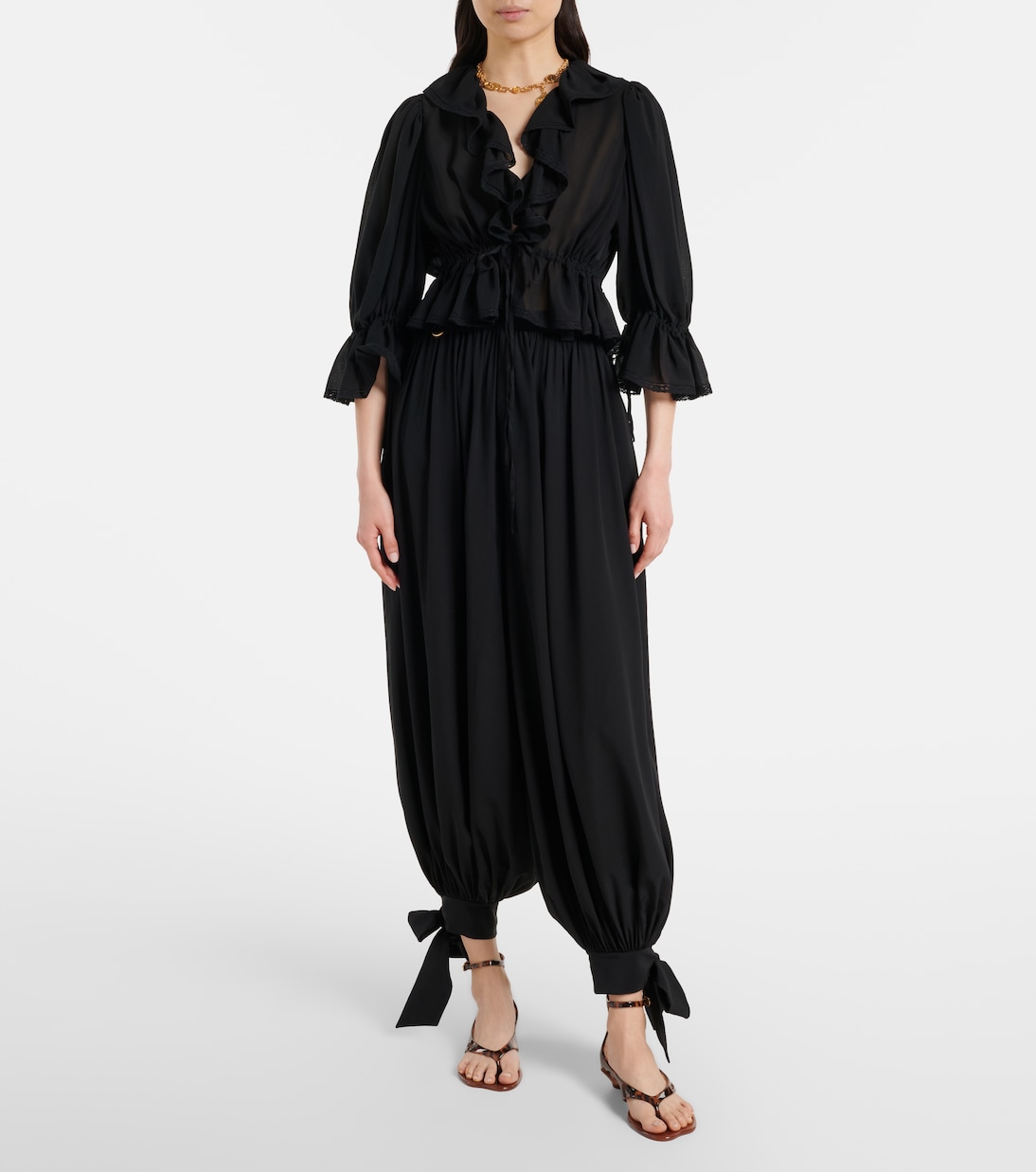 Chloé Jelly animal-print thong sandals | Chloé