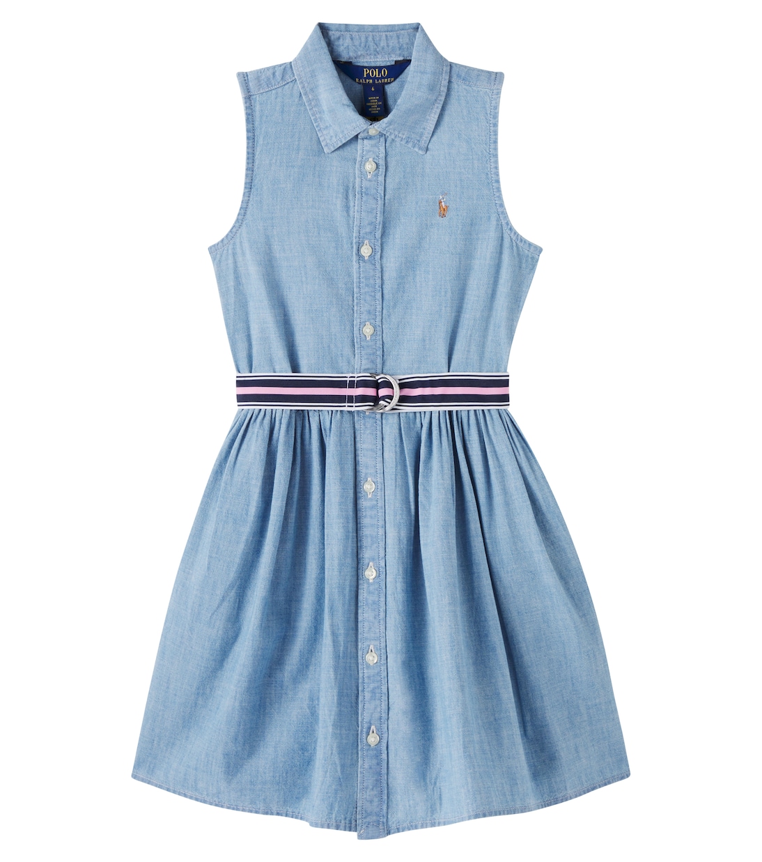 Kleid aus Baumwoll-Chambray | Polo Ralph Lauren Kids