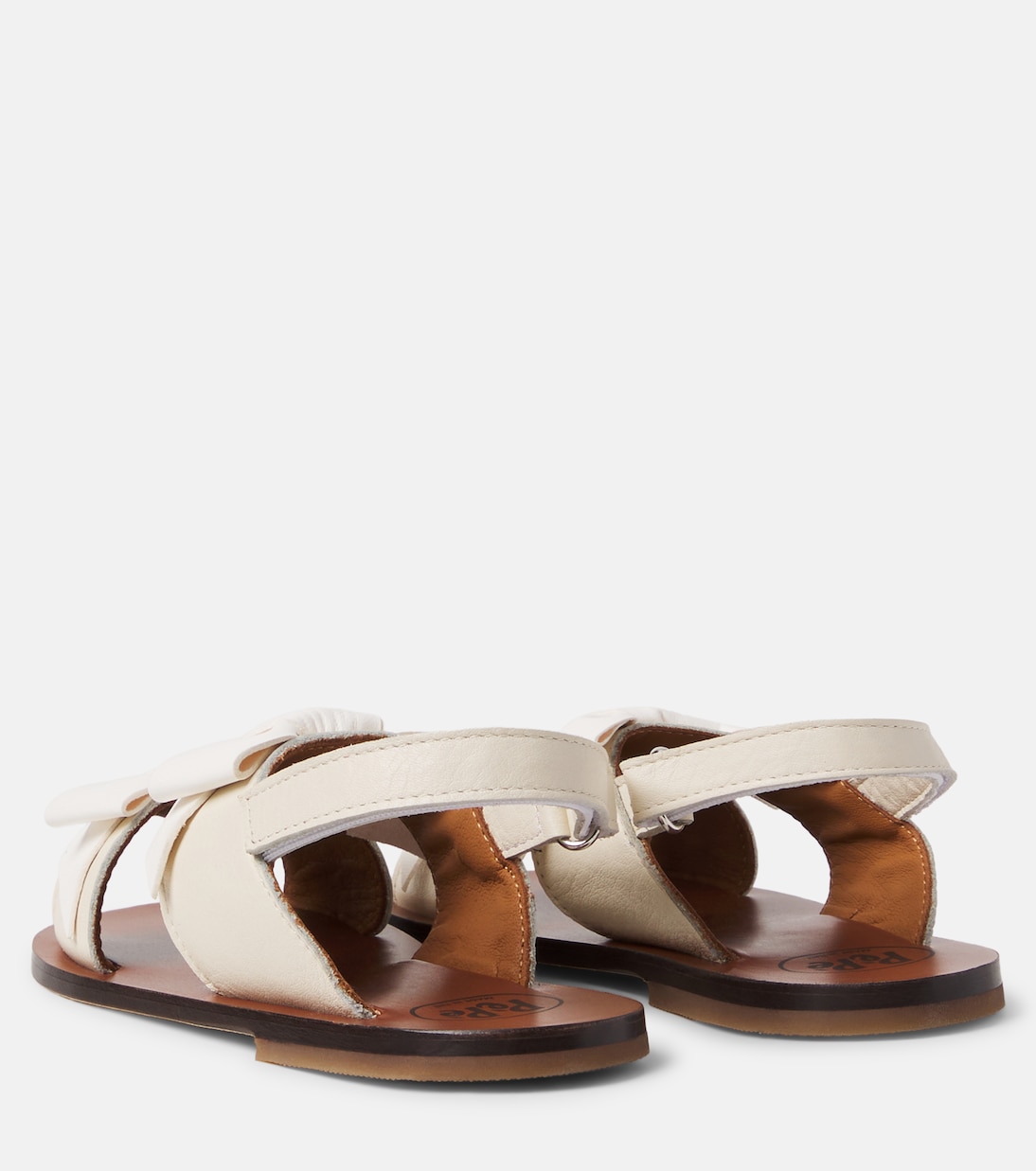 Charlotte bow-detail leather sandals | PèPè