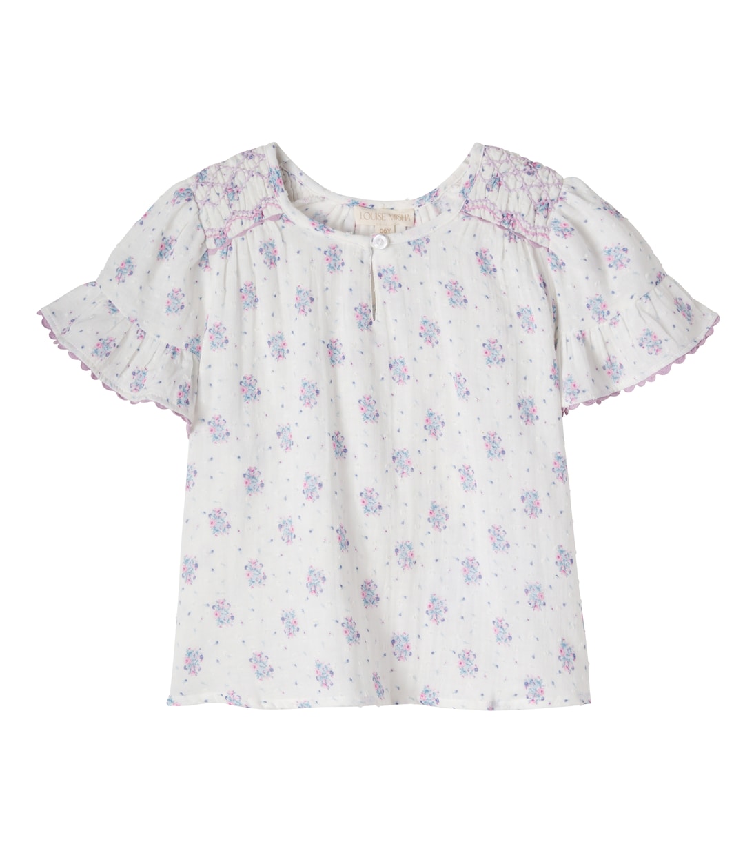 Feliza floral cotton gauze blouse | Louise Misha