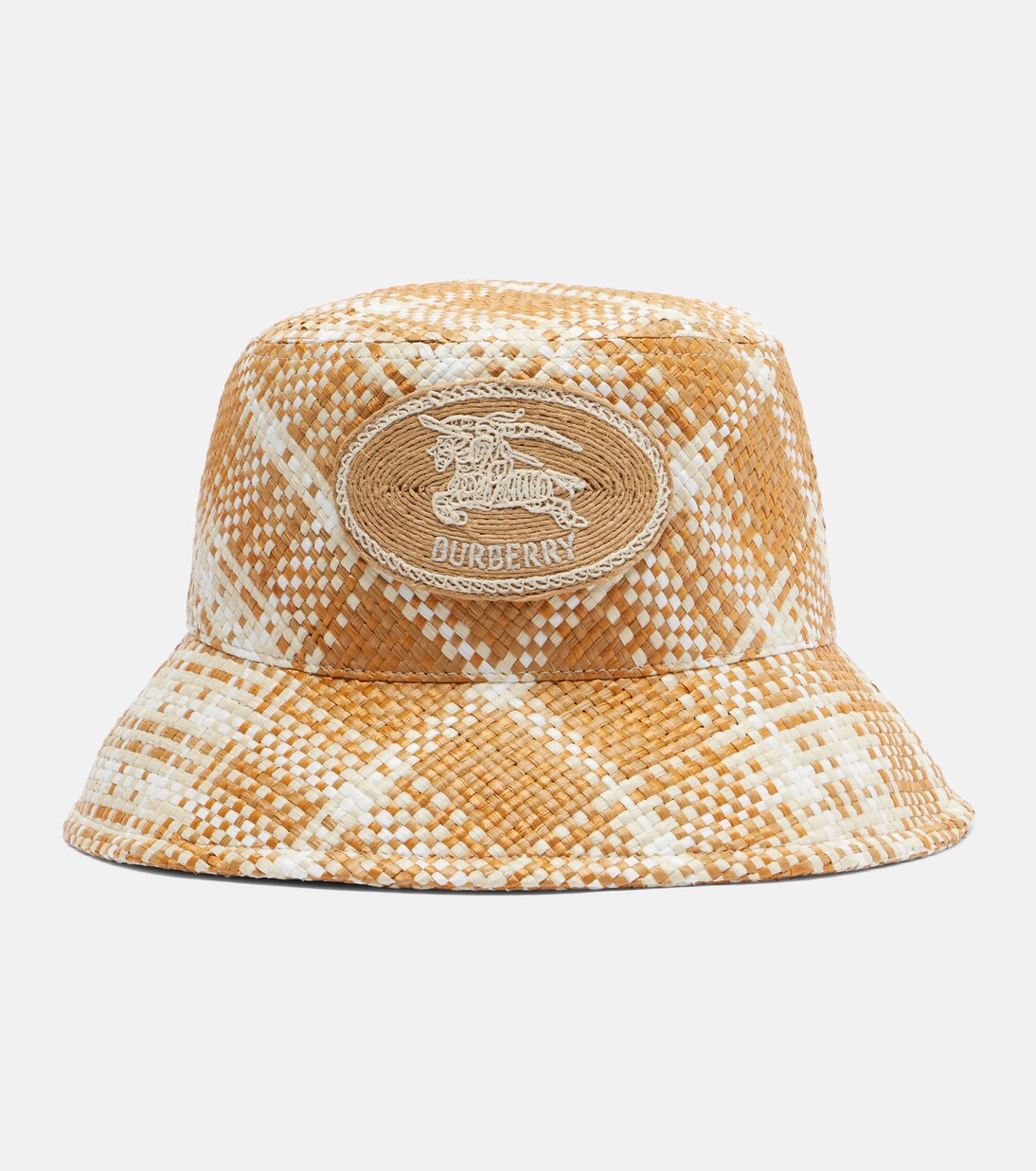 Raffia-effect bucket hat | Burberry