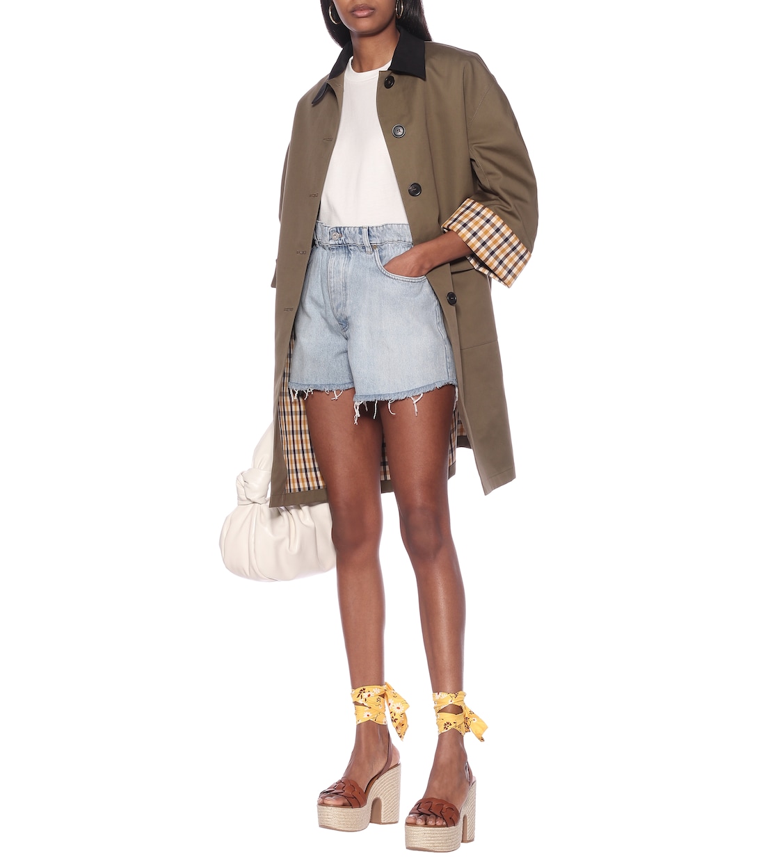 Sandali in pelle con plateau | Miu Miu
