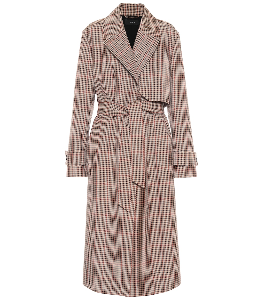 Trench Chasa a quadri in misto lana | Joseph