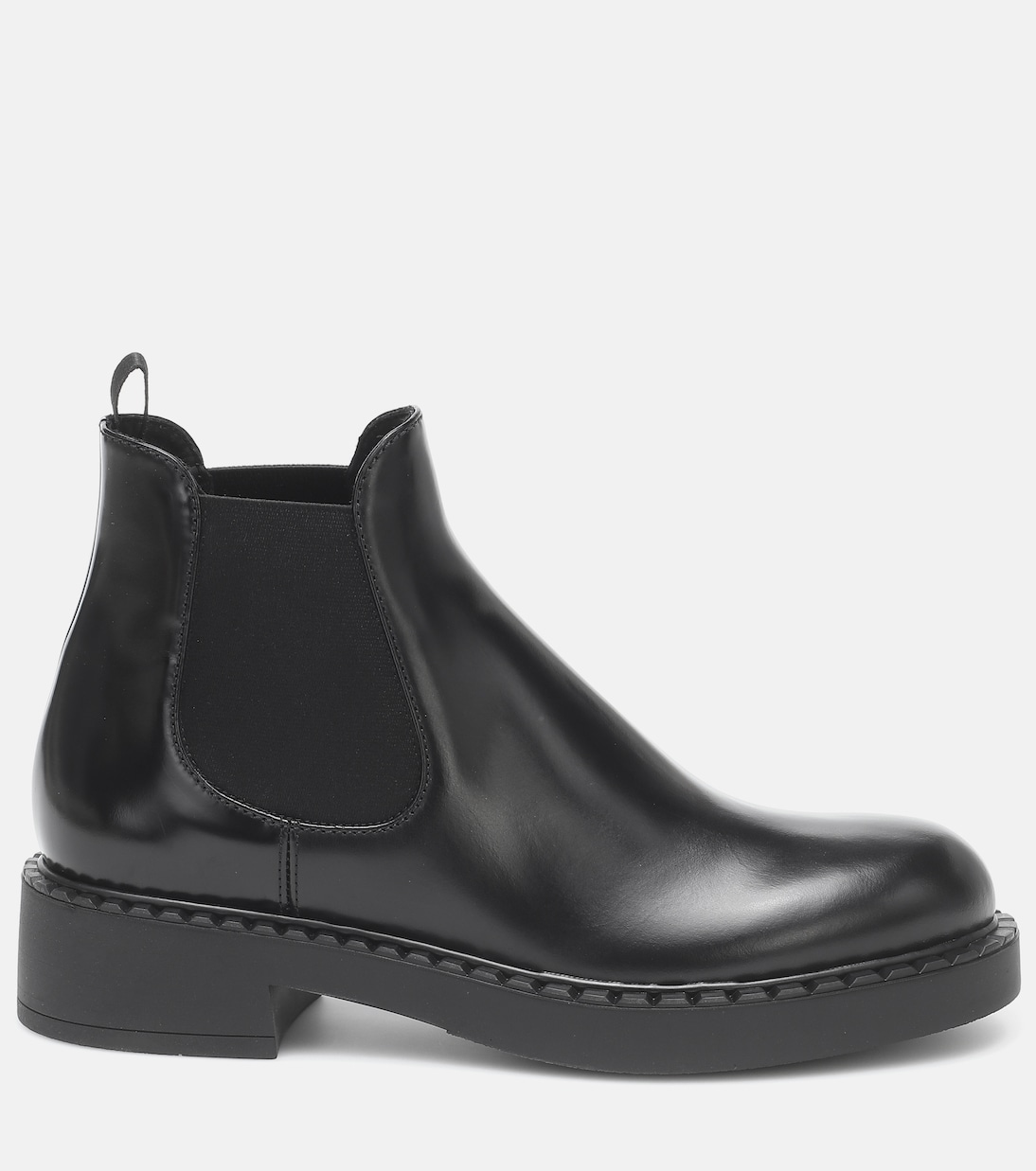 Botines de piel con plataforma | Prada