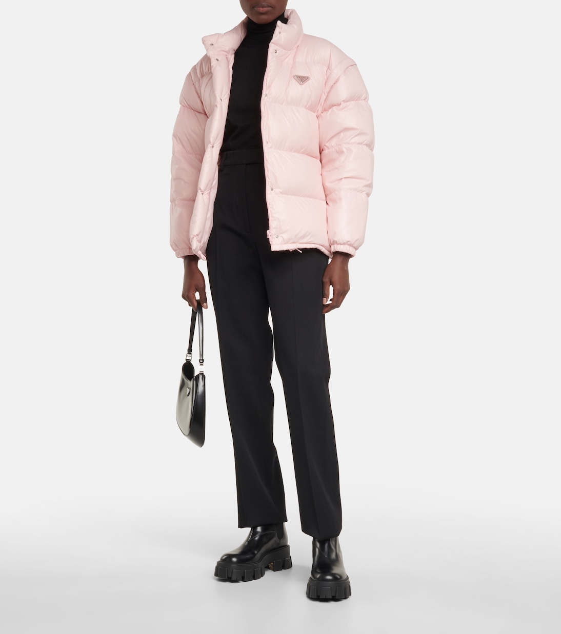 Rollkragenpullover aus Schurwolle | Prada