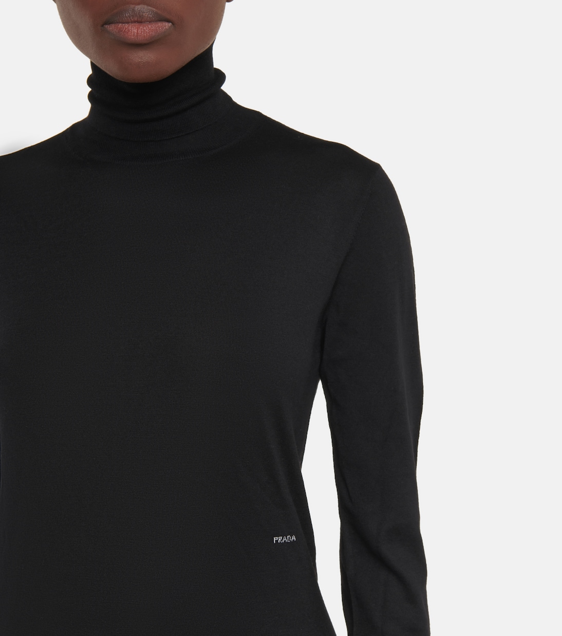 Rollkragenpullover aus Schurwolle | Prada