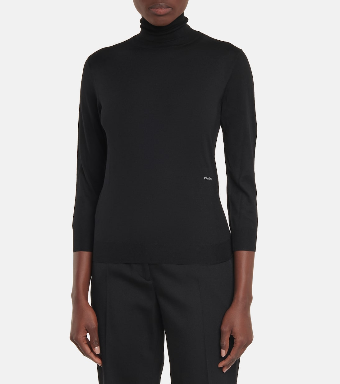 Rollkragenpullover aus Schurwolle | Prada