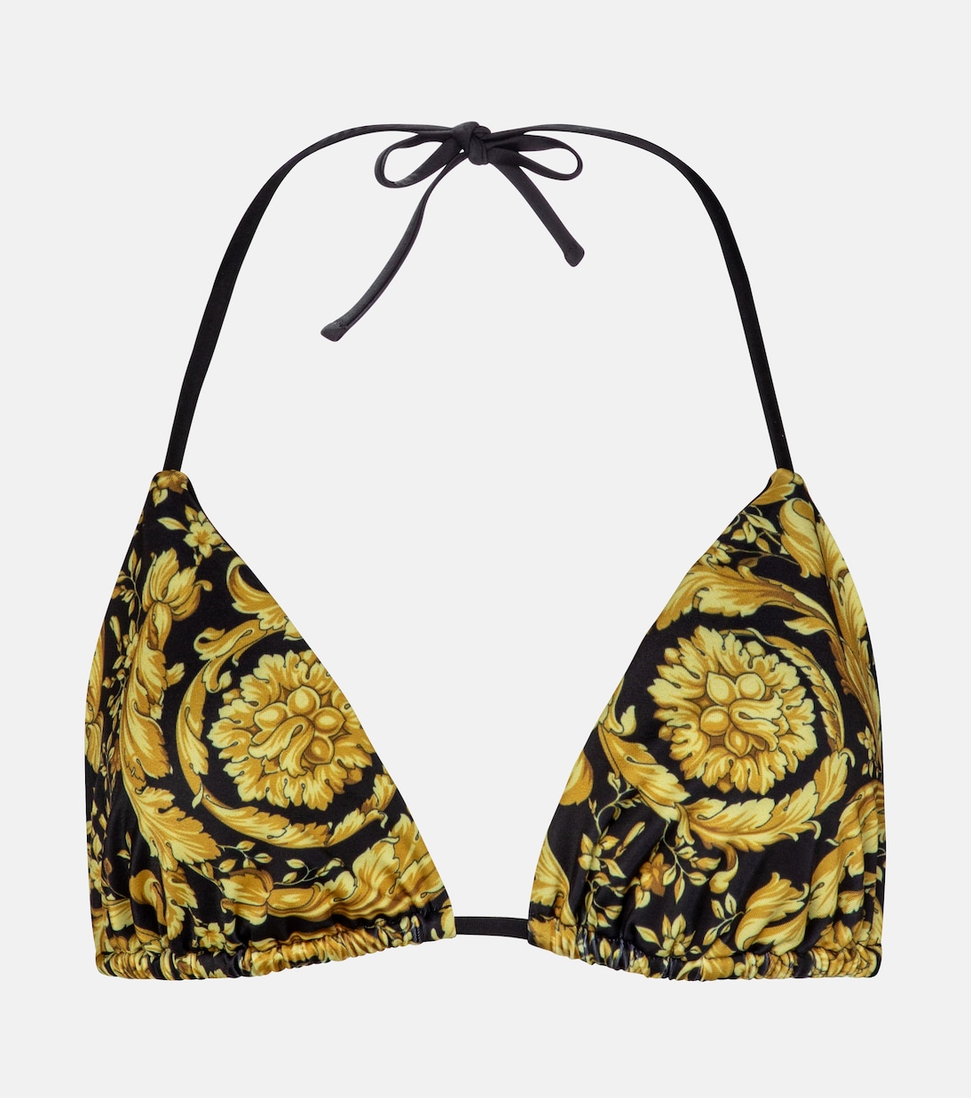 Top bikini con stampa Barocco | Versace