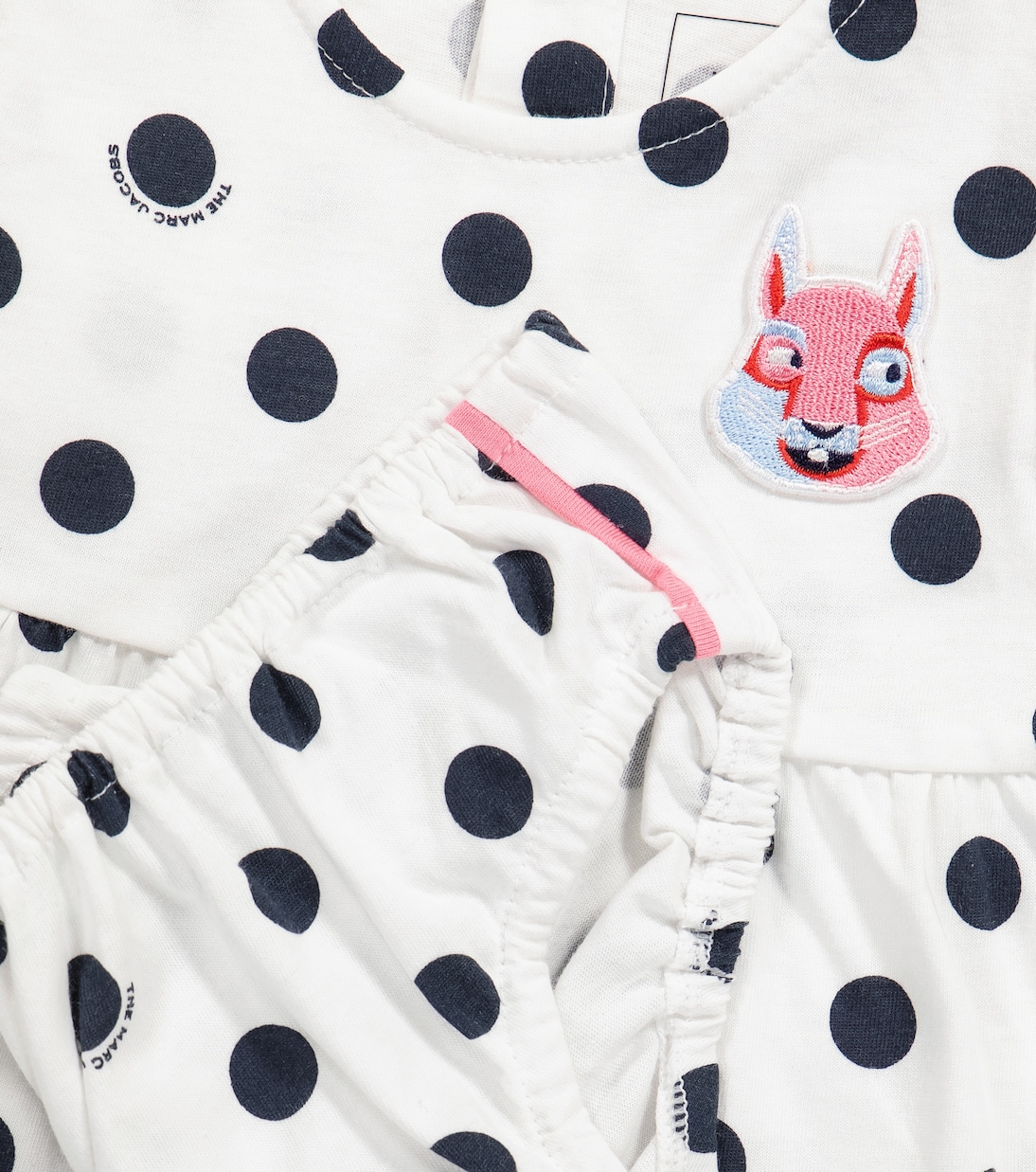 Baby polka-dot cotton dress and bloomers set | Marc Jacobs Kids