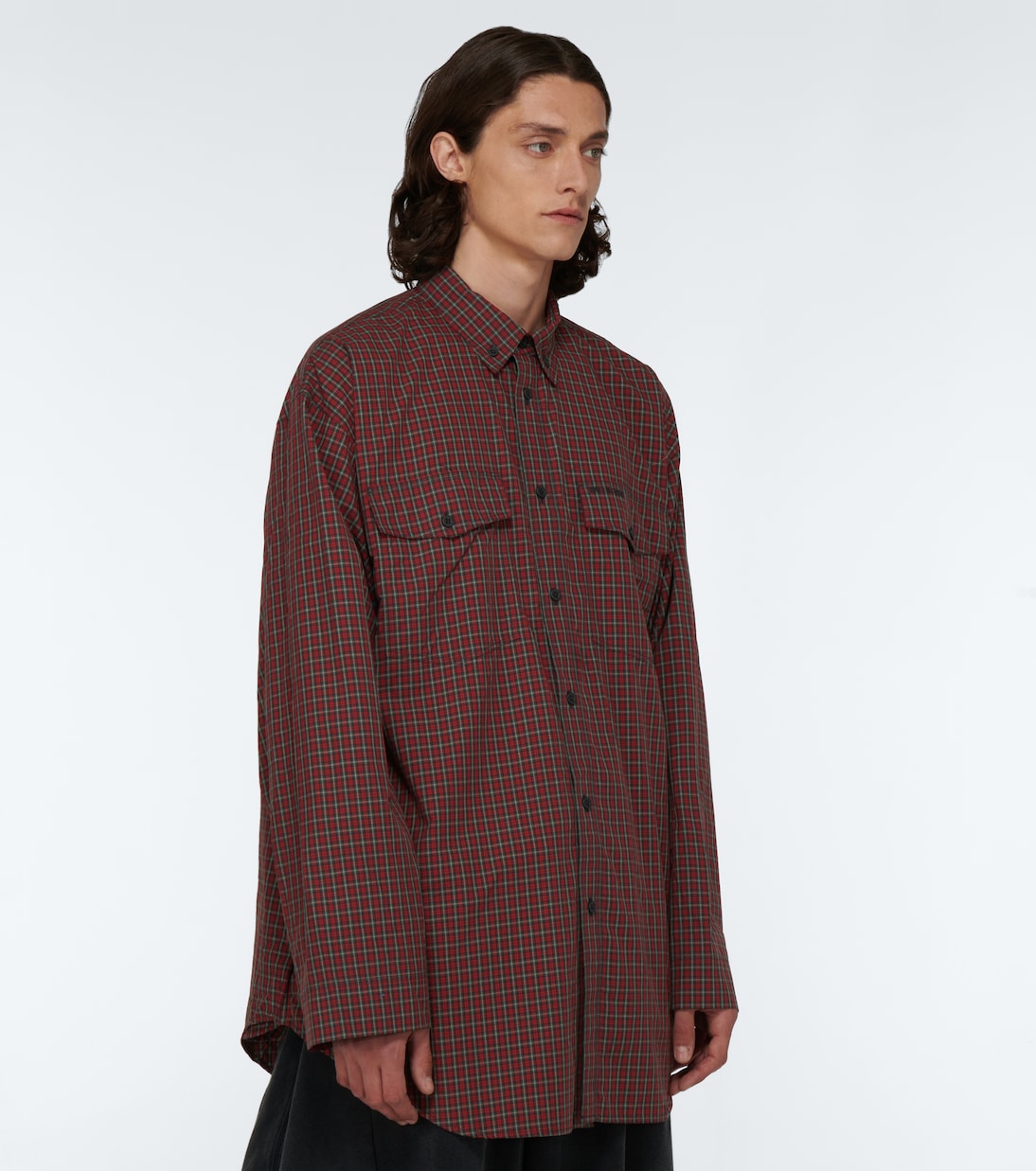 Kariertes Oversize-Hemd | Balenciaga