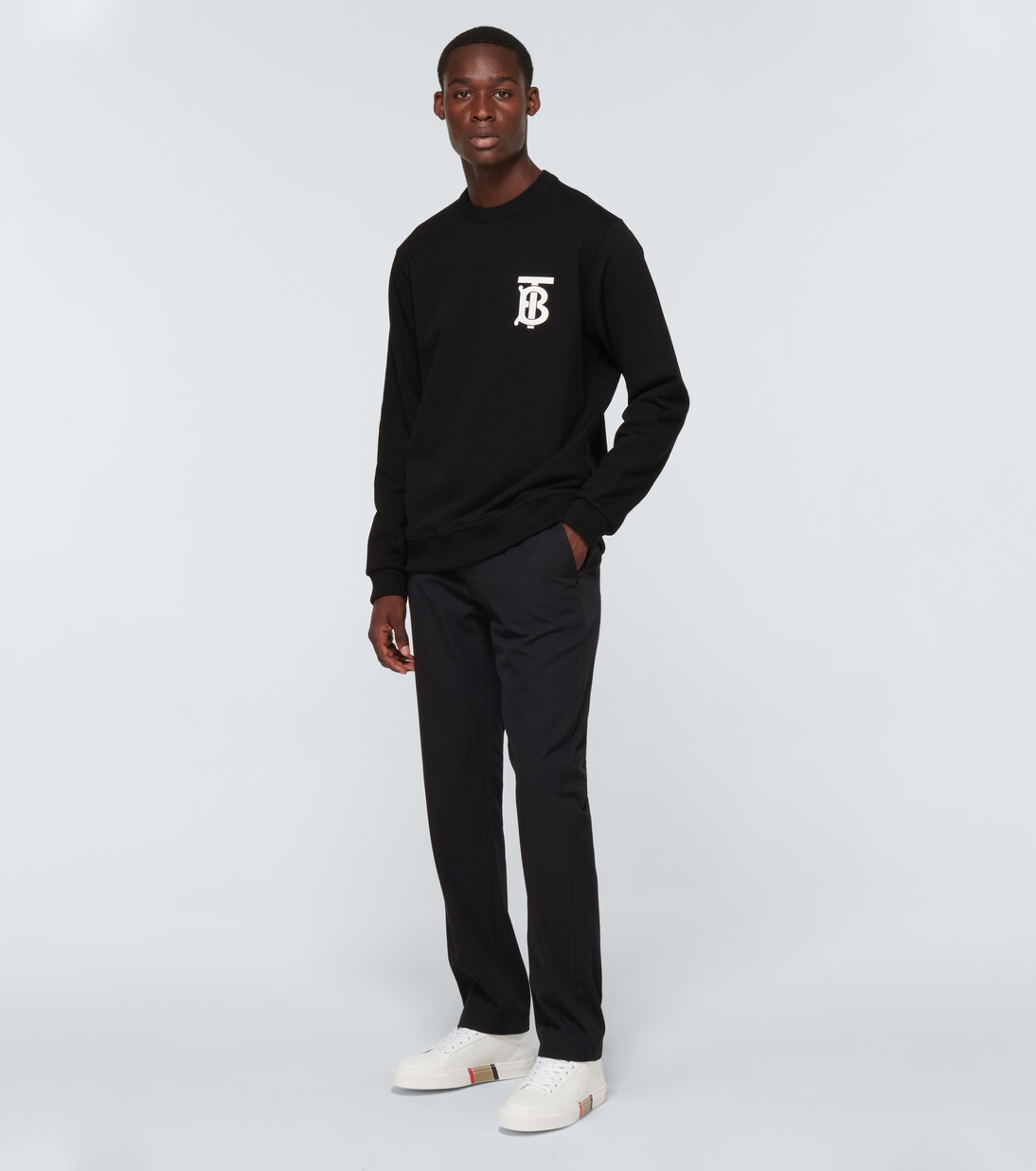 High-Top-Sneakers Rangleton aus Leder | Burberry