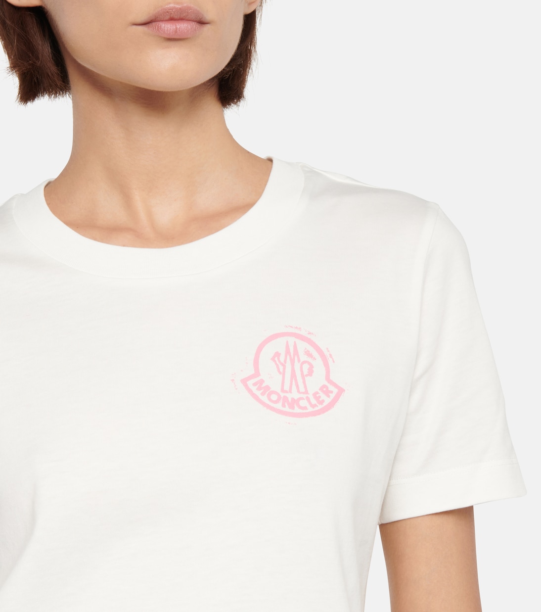 Logo cotton jersey T-shirt | Moncler