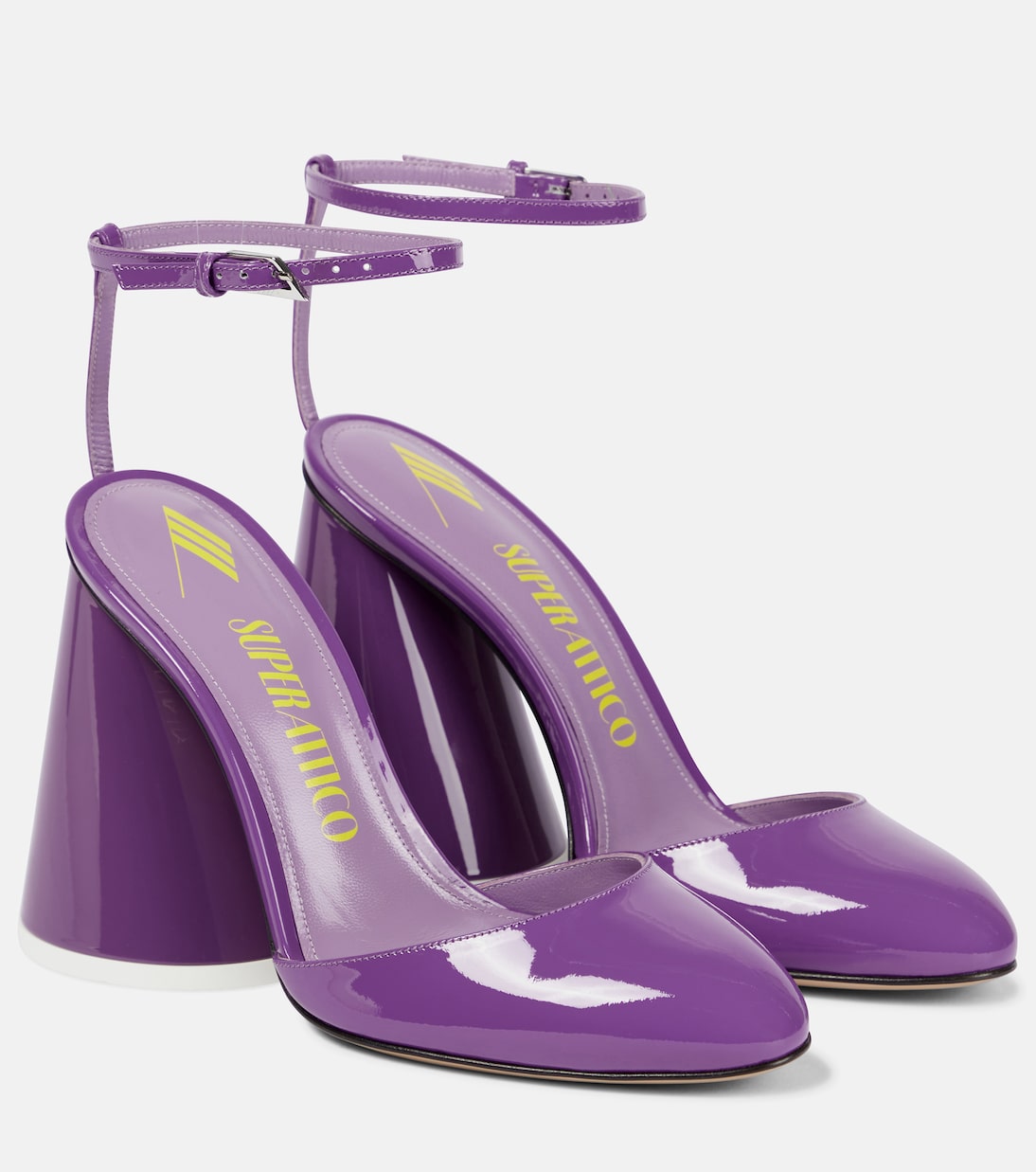 Luz patent leather slingback pumps | The Attico