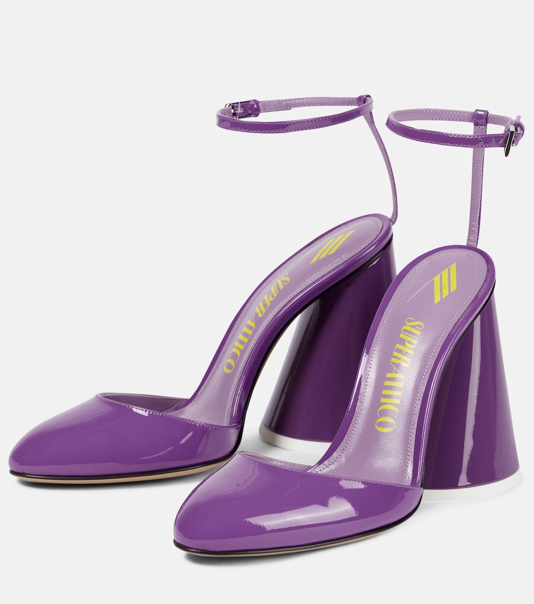 Luz patent leather slingback pumps | The Attico
