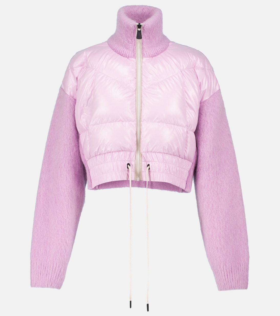 Cardigan doudoune Tricot en alpaga mélangé | Moncler Grenoble
