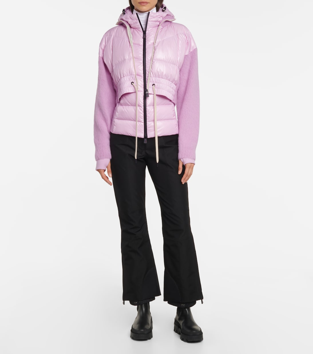 Cardigan doudoune Tricot en alpaga mélangé | Moncler Grenoble